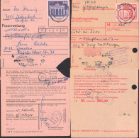 Wurzen Einzahlungsauftrag PSSt. 13 Altenbach, 31 Großzschebra DDR 1997, 1899 Je EF - Machines à Affranchir (EMA)