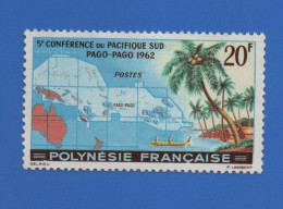 POLYNESIE FRANCAISE 17 NEUF ** CONFÉRENCE DU PACIFIQUE-SUD - Unused Stamps