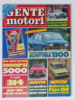 43992 GENTE MOTORI 1976 A. V N. 6 - Alfettina 1300; Fiat 128; Lancia Beta 2000 - Motoren