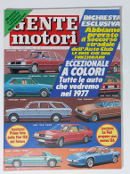 43995 GENTE MOTORI 1976 A. V N. 9 - FIAT 128; FIAT 126; Ford Granada; Audi - Engines