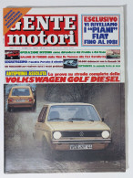 43998 GENTE MOTORI 1976 A. V N. 12 - Volkswagen Golf Diesel; Fiat Cavalletta - Motoren