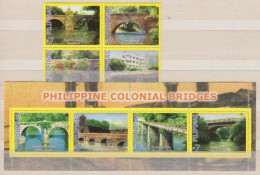 Philippinen, Brücken 3873/76 ZD + Bl.235 , Xx   (8775) - Filippine