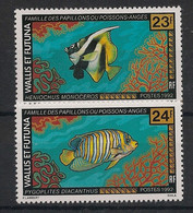 WALLIS ET FUTUNA - 1992 - N°YT. 439 à 440 - Poissons - Neuf Luxe ** / MNH / Postfrisch - Unused Stamps