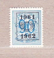 1961 Nr PRE723** Zonder Scharnier.Heraldieke Leeuw:90c.Opdruk 1961-1962. - Typos 1951-80 (Chiffre Sur Lion)