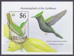 1992 Grenada 2429/B306 Birds 9,00 € - Segler & Kolibris