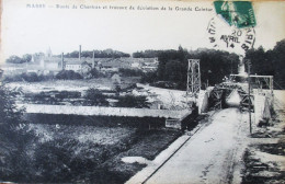 MASSY - Chemins De Fer - Voie Ferrée - Route De Chartres Et Travaux De Déviation De La Grande Ceinture - En 1914 - Massy