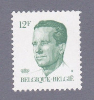 1984 Nr 2113P5b** Postfris,geelachtige Gom/gomme Jaunâtre. Koning Boudewijn,type Velghe.OBP 8 Euro. - 1981-1990 Velghe