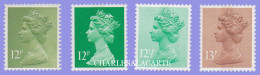 GREAT BRITAIN 1980-85  MACHINS  4 VALUES  S.G. X 895 896 898 900  U.M. / N.S.C. - Série 'Machin'