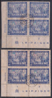 Leipziger Messe 1948, EA 199 Mit DZ (Druckerzeichen)   - Afgestempeld