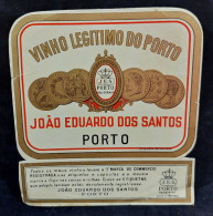 C7/1 -  Rótulo * Vinho  Legitimo Do Porto * João Eduardo Dos Santos *  Portugal - Boissons