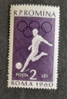 ROUMANIE ROMANA ROMINA 1960  MNH**   FOOTBALL FUSSBALL SOCCER  CALCIO VOETBAL FUTBOL FUTEBOL FOOT - Ungebraucht