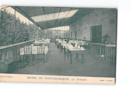 Hotel Du PONT DE MANNE - La Terrasse - état - Autres & Non Classés