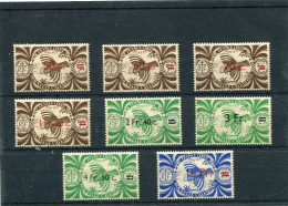 NOUVELLE CALEDONIE  N°  249 A 256 *  (Y&T)  (Neuf Charnière) - Neufs