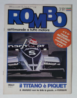 58949 ROMBO 1981 - A. 1 N. 3 - Imola; Piquet; San Marino; SI Poster - Engines
