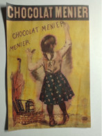 Papier Publicitaire CHOCOLAT MENIER  9 X 14 Cm Env - Schokolade