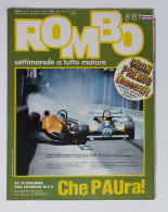 58954 ROMBO 1981 - A. 1 N. 8 - Gran Premio Dragster; NO Inserto - Engines