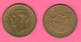 Romania 500 LEI 1945 Romanie Mihai I° BRASS Coin - Rumänien