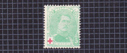 1914 Nr 129* Met Scharnier.Rode Kruis.OBP 5 Euro. - 1914-1915 Croix-Rouge