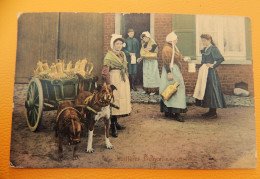 Laitières Belges - Belgische Melkvrouwen   -  1907 - Vendedores Ambulantes