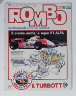 58961 ROMBO 1981 - A. 1 N. 15 - ALfa; Formula 1; Caesar Palace Grand Prix - Engines