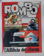 58969 ROMBO 1981 - A. 1 N. 23 - Niki Lauda Ritorno F1; Jones - Motori