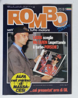 58972 ROMBO 1981 - A. 1 N. 25 - Niki Lauda McLaren; Villenueve; SI Inserto Poste - Motori