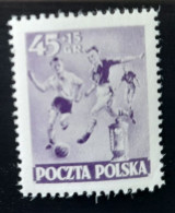 POLOGNE POLSKA 1952  MNH**   FOOTBALL FUSSBALL SOCCER  CALCIO VOETBAL FUTBOL FUTEBOL FOOT - Nuovi