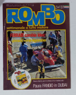 58983 ROMBO 1981 - A. 1 N. 34 - Fangio; Ferrari Dubai - Motoren