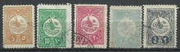 Turkey; 1909 Postage Stamps Plate I - Gebruikt