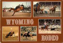 WYOMING RODEO - 7 MULTIVIES -  MOUNTAIN WEST PRINT - - Other & Unclassified