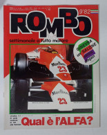 58998 ROMBO 1982 - A. 2 N. 9 - Salone Ginevra; ALfa; Giacomelli Alboreto - Motores