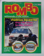 59000 ROMBO 1982 - A. 2 N. 10 - Alfa 182; Lotus 91; Balestre; SI Inserto - Engines