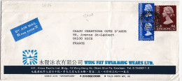 36186# HONG KONG LETTRE Obl KOWLOON 1981 Pour NICE ALPES MARITIMES - Covers & Documents