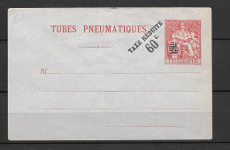 / Chaplain: Tubes Pneumatiques Taxe Réduite 60c.s.75c - Pneumatiques