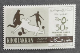 KHOR FAKKAN 1965  MNH**   FOOTBALL FUSSBALL SOCCER  CALCIO VOETBAL FUTBOL FUTEBOL FOOT - 1978 – Argentine