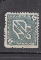 COLOMBIE ANTIAQUIA 1902 TIMBRES POUR LR * YT N° 5 - Colombie