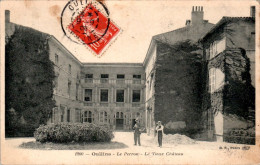 Oullins Le Perron Le Vieux Château Castle Rhône 69600 N°1200 Cpa Voyagée En 1908 B.Etat - Oullins