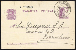 España Spain Entero Postal 69 Matrona 1934 Pons - Autres & Non Classés