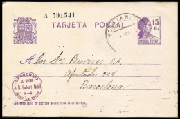 España Spain Entero Postal 69 Matrona 1932 Mora La Nueva - Sonstige & Ohne Zuordnung