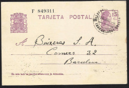 España Spain Entero Postal 69 Matrona 1935 Villafranca Del Panadés - Sonstige & Ohne Zuordnung