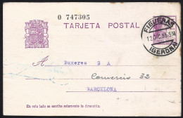 España Spain Entero Postal 69 Matrona 1933 Figueras - Other & Unclassified