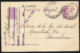 España Spain Entero Postal 69 Matrona 1935 Felanitx - Otros & Sin Clasificación