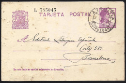 España Spain Entero Postal 69 Matrona 1933 Azcoitia - Autres & Non Classés