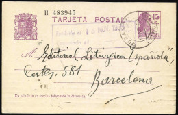 España Spain Entero Postal 69 Matrona 1935 Durango - Sonstige & Ohne Zuordnung