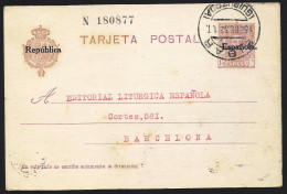 España Spain Entero Postal 61 Alfonso XIII 1931 Eibar - Sonstige & Ohne Zuordnung