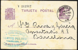 España Spain Entero Postal 69 Matrona 1934 Valladolid - Sonstige & Ohne Zuordnung