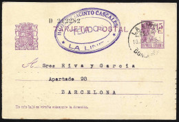 España Spain Entero Postal 69 Matrona 1935 La Línea De La Concepción - Autres & Non Classés