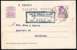 España Spain Entero Postal 69 Matrona 1932 Baza - Autres & Non Classés