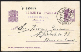 España Spain Entero Postal 69 Matrona 1936 Alcañiz - Autres & Non Classés