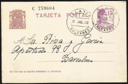 España Spain Entero Postal 69 Matrona 1932 Alayor - Autres & Non Classés